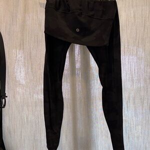 lululemon athletica Black Camo Women's Pants